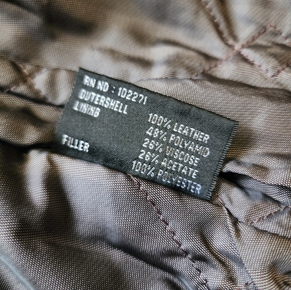 ROGUE PURE LEATHER HEAVY JACKET SZ L - Picture 7 of 10